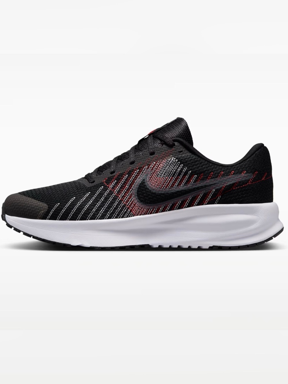 Nike Men's Black, White & Red Running Shoes